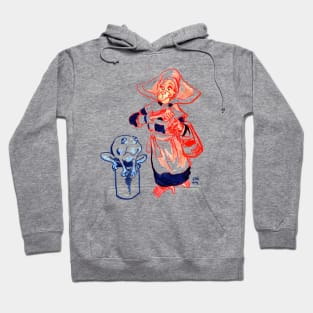 Chimpanzee and Toad Hoodie